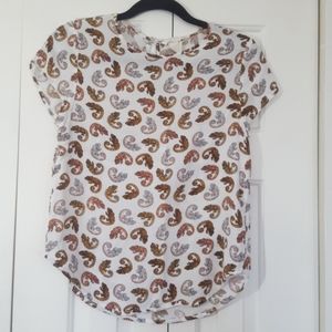 Iguana printed blouse from H&M